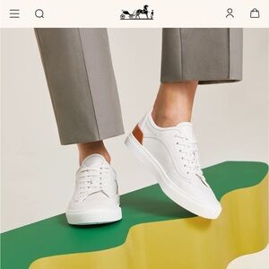 Hermes Men’s Get Sneaker - BNIB - Blanc - Sz 43